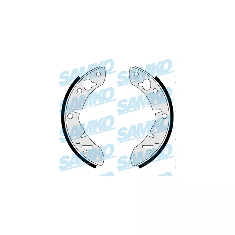 Jeu de mâchoires de frein SAMKO 80560
