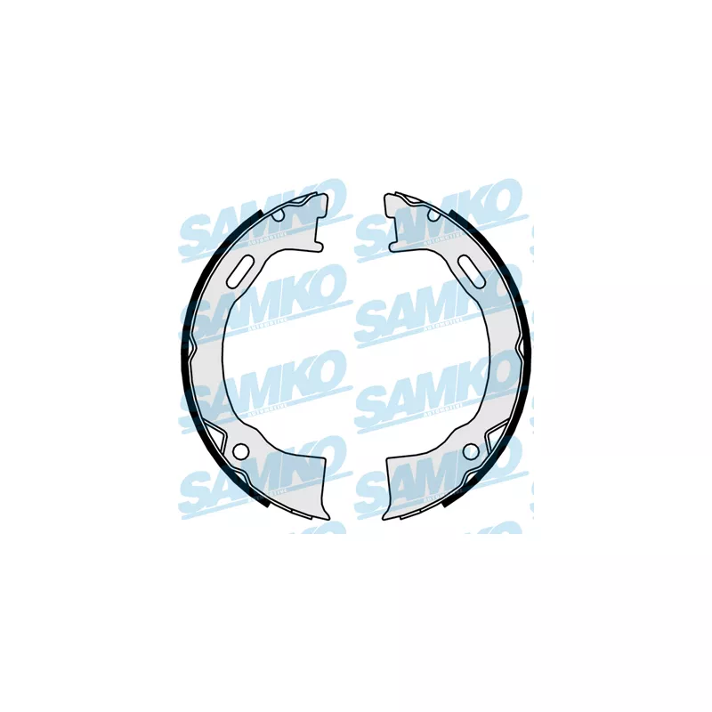 Jeu de mâchoires de frein, frein de stationnement SAMKO 81020