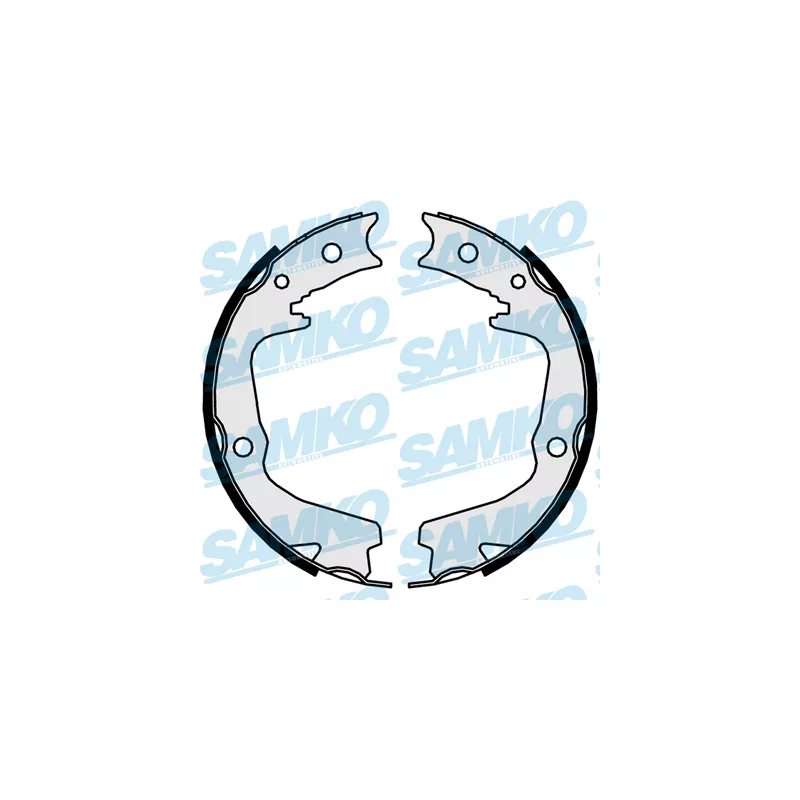 Jeu de mâchoires de frein, frein de stationnement SAMKO 81031