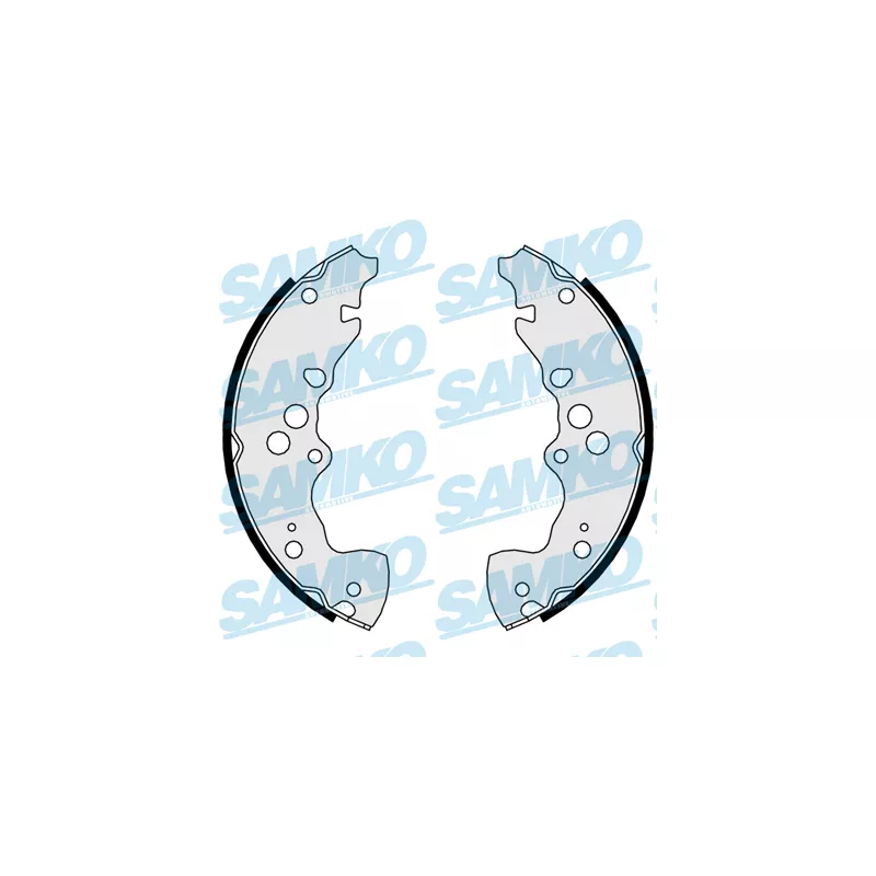 Jeu de mâchoires de frein SAMKO 81032
