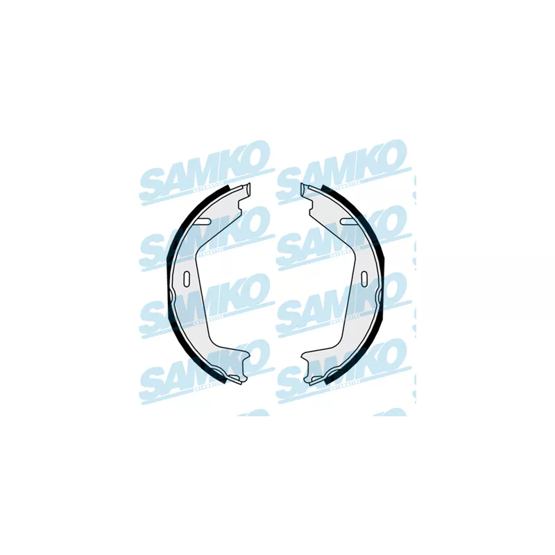 Jeu de mâchoires de frein, frein de stationnement SAMKO 81036