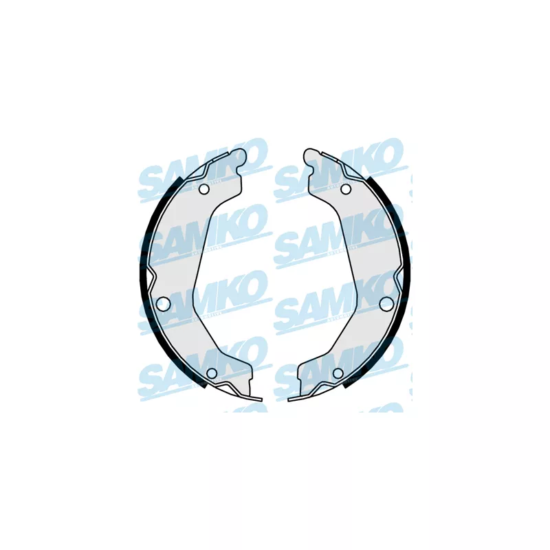 Jeu de mâchoires de frein, frein de stationnement SAMKO 81077
