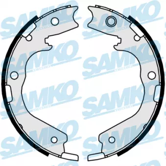 Jeu de mâchoires de frein, frein de stationnement SAMKO