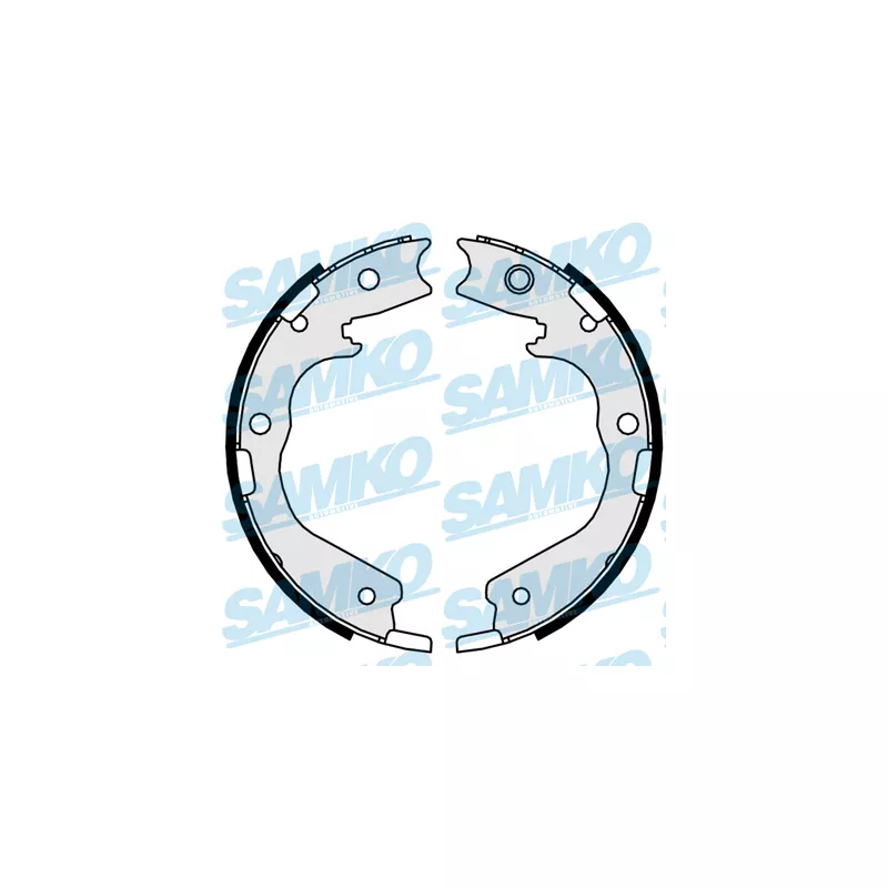 Jeu de mâchoires de frein, frein de stationnement SAMKO 81078