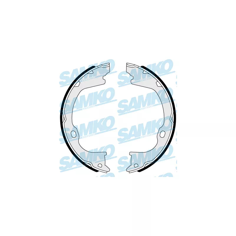 Jeu de mâchoires de frein, frein de stationnement SAMKO 81102