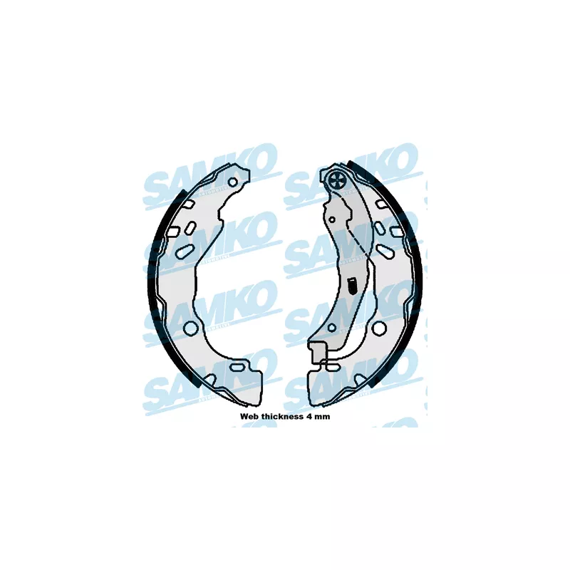 Jeu de mâchoires de frein SAMKO 81111