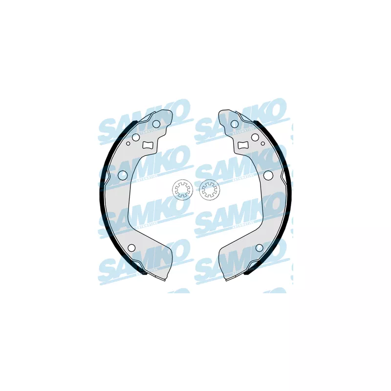 Jeu de mâchoires de frein SAMKO 81121