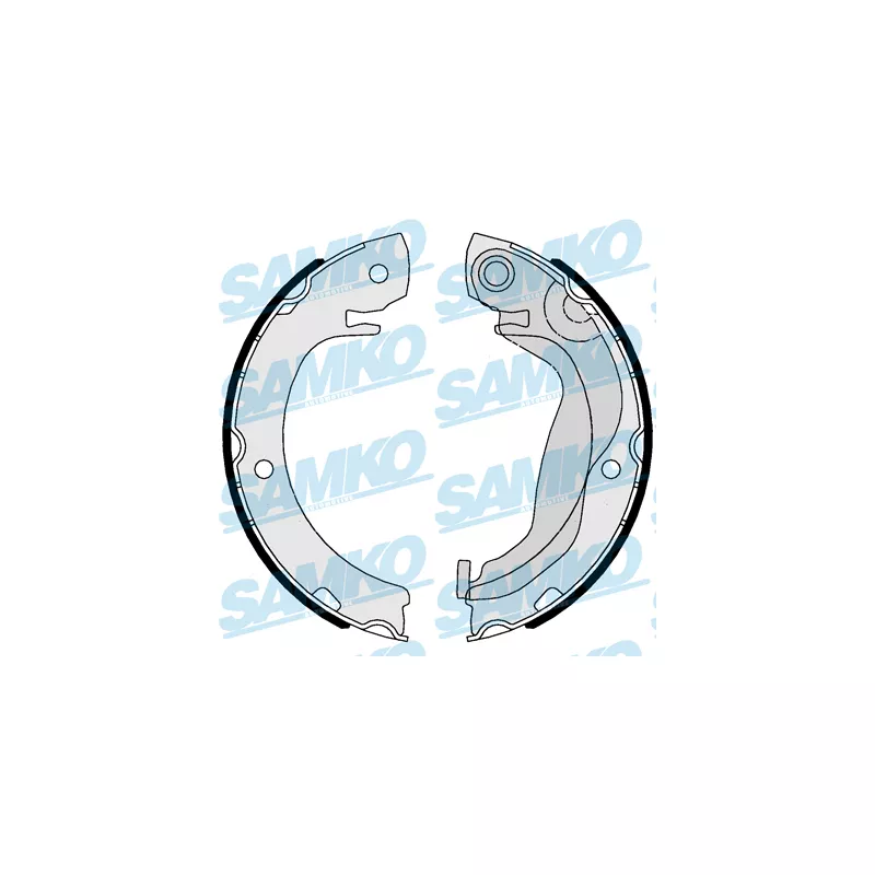 Jeu de mâchoires de frein, frein de stationnement SAMKO 81123