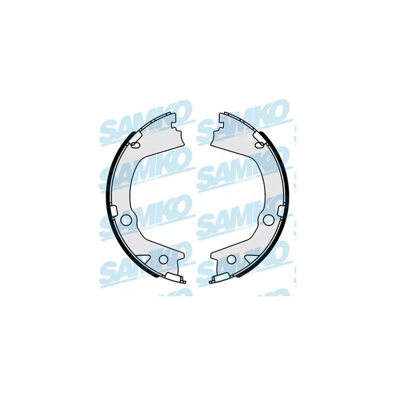 Jeu de mâchoires de frein, frein de stationnement SAMKO 81136
