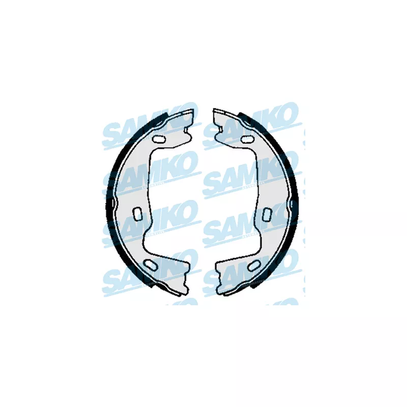 Jeu de mâchoires de frein, frein de stationnement SAMKO 82570