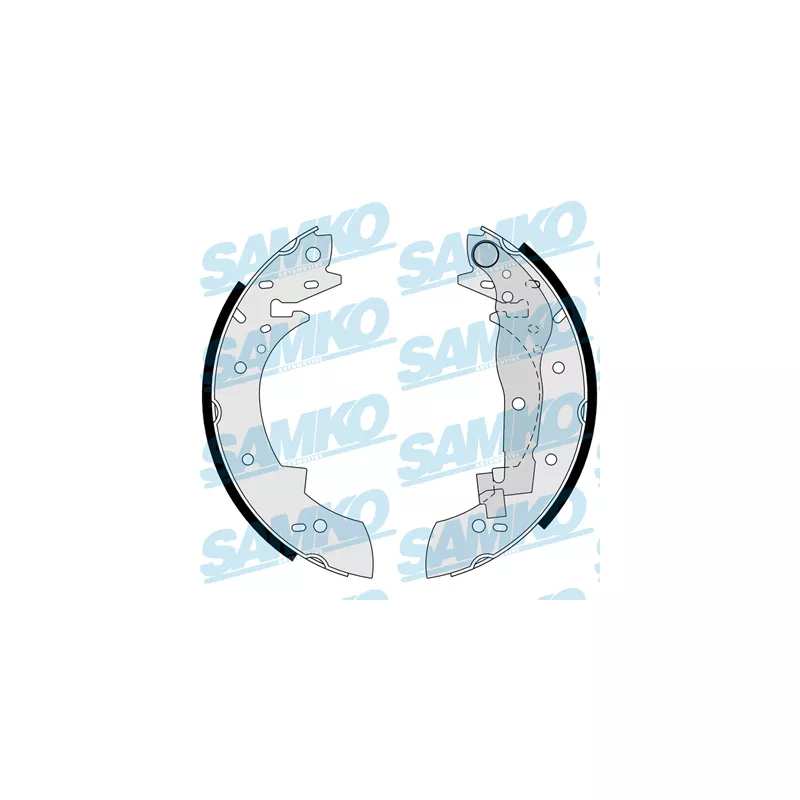Jeu de mâchoires de frein SAMKO 83330