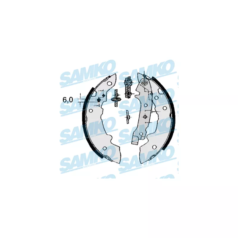 Jeu de mâchoires de frein SAMKO 84320