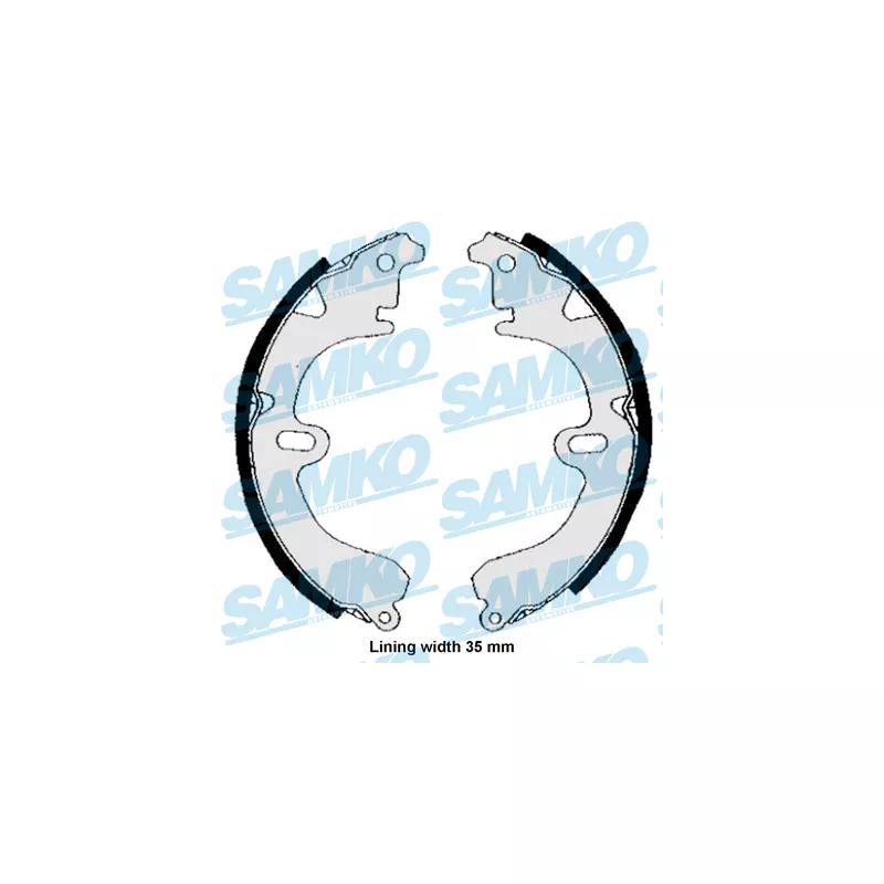 Jeu de mâchoires de frein SAMKO 84530