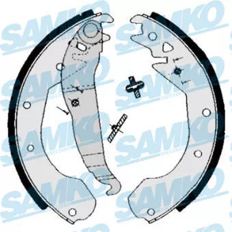 Jeu de mâchoires de frein SAMKO 84650