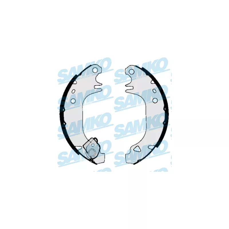 Jeu de mâchoires de frein SAMKO 84950