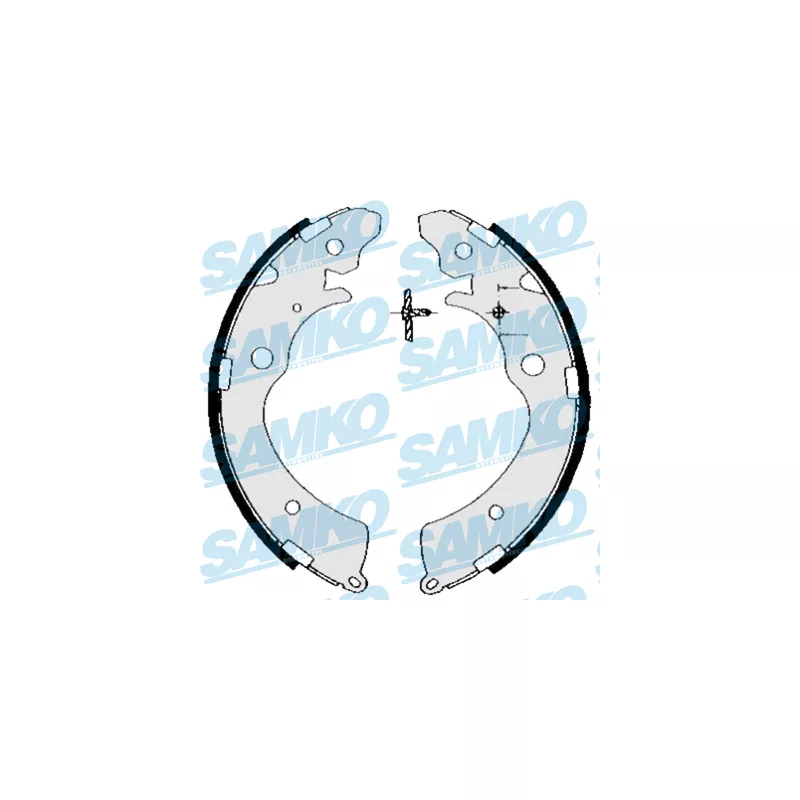Jeu de mâchoires de frein SAMKO 85690