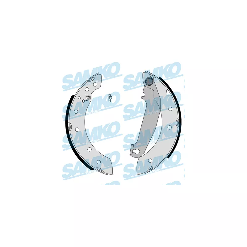 Jeu de mâchoires de frein SAMKO 85750