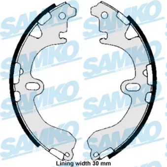 Jeu de mâchoires de frein SAMKO 85810