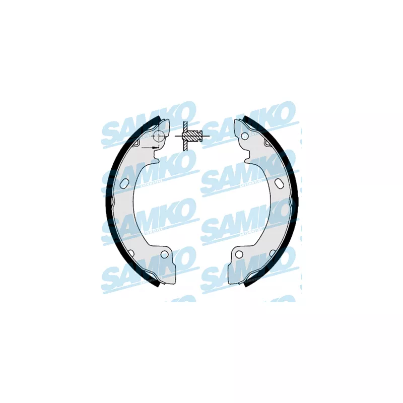 Jeu de mâchoires de frein SAMKO 86410