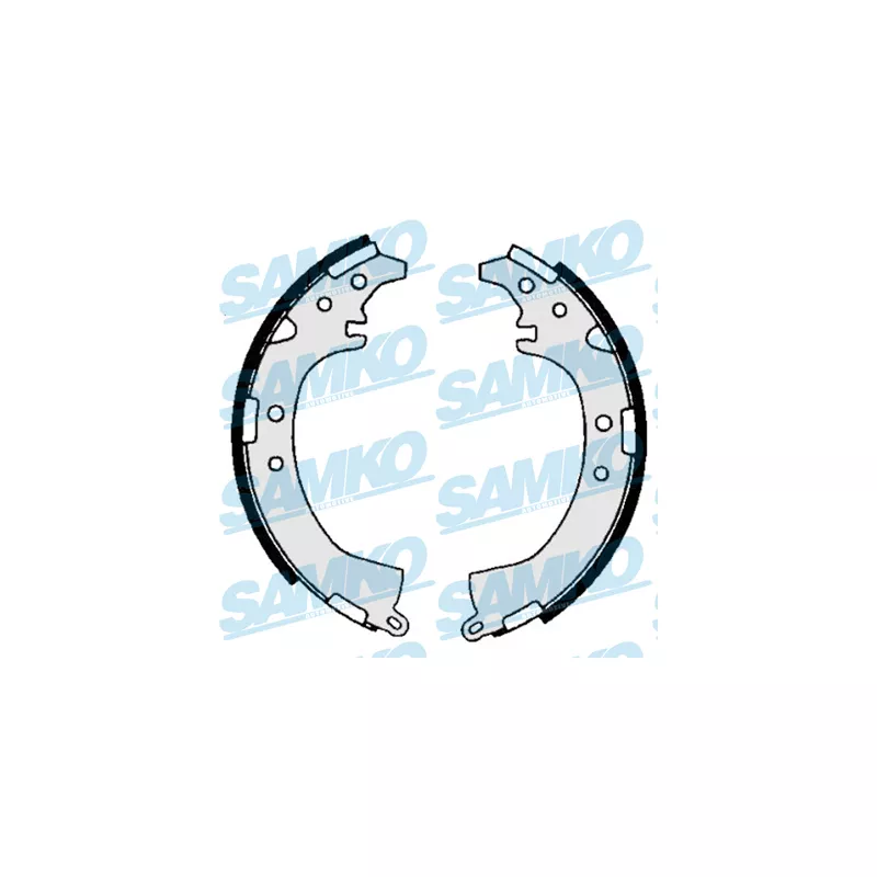 Jeu de mâchoires de frein SAMKO 86680