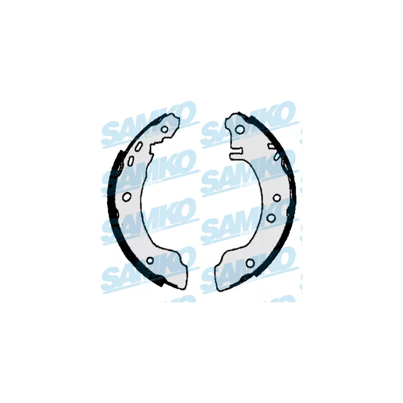 Jeu de mâchoires de frein SAMKO 86780