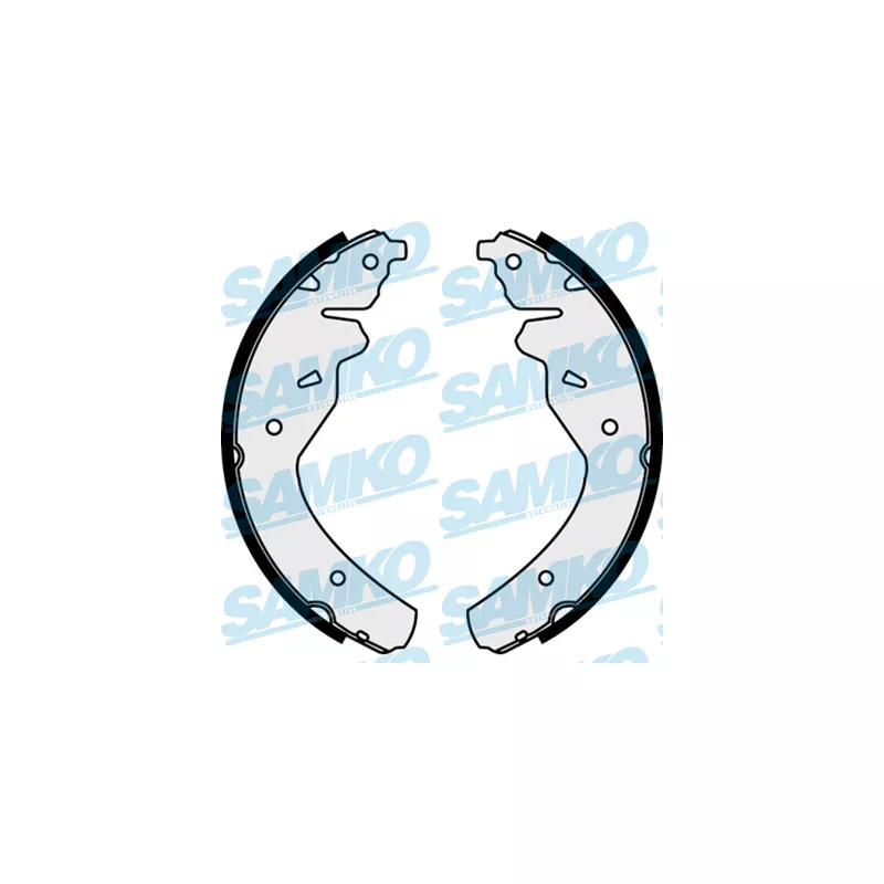 Jeu de mâchoires de frein SAMKO 87450