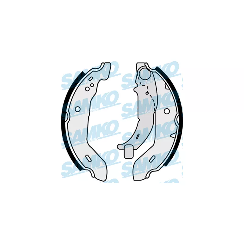 Jeu de mâchoires de frein SAMKO 87480