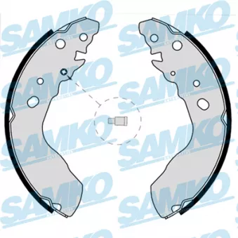 Jeu de mâchoires de frein SAMKO 87770