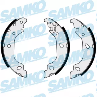Jeu de mâchoires de frein SAMKO 87930