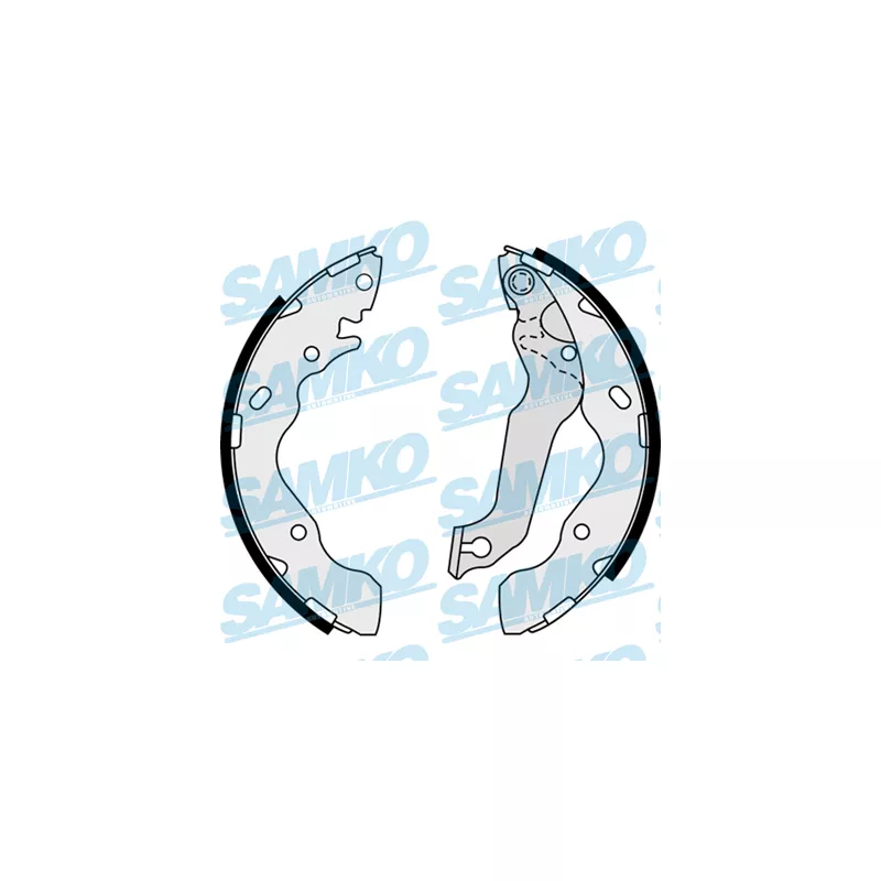 Jeu de mâchoires de frein SAMKO 88015