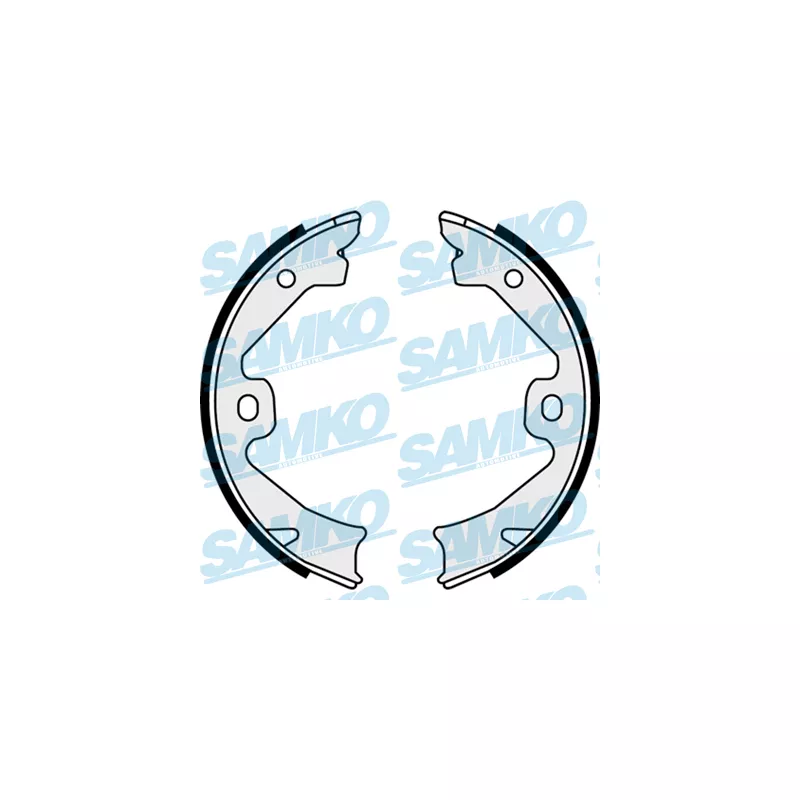 Jeu de mâchoires de frein, frein de stationnement SAMKO 88140