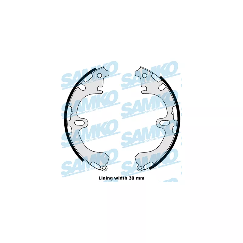 Jeu de mâchoires de frein SAMKO 88800