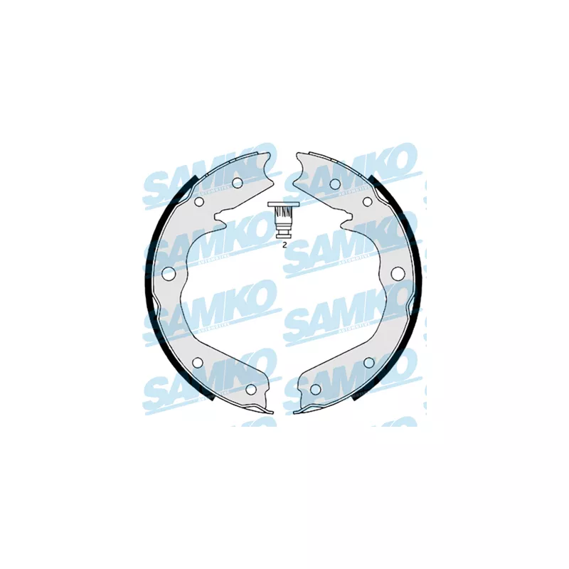 Jeu de mâchoires de frein, frein de stationnement SAMKO 88970