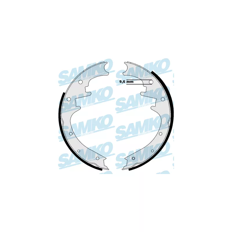 Jeu de mâchoires de frein SAMKO 88990