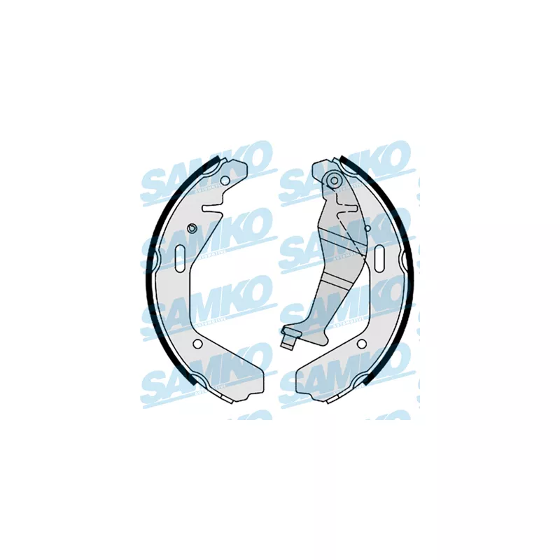 Jeu de mâchoires de frein SAMKO 89130