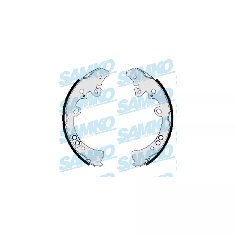 Jeu de mâchoires de frein SAMKO 89200