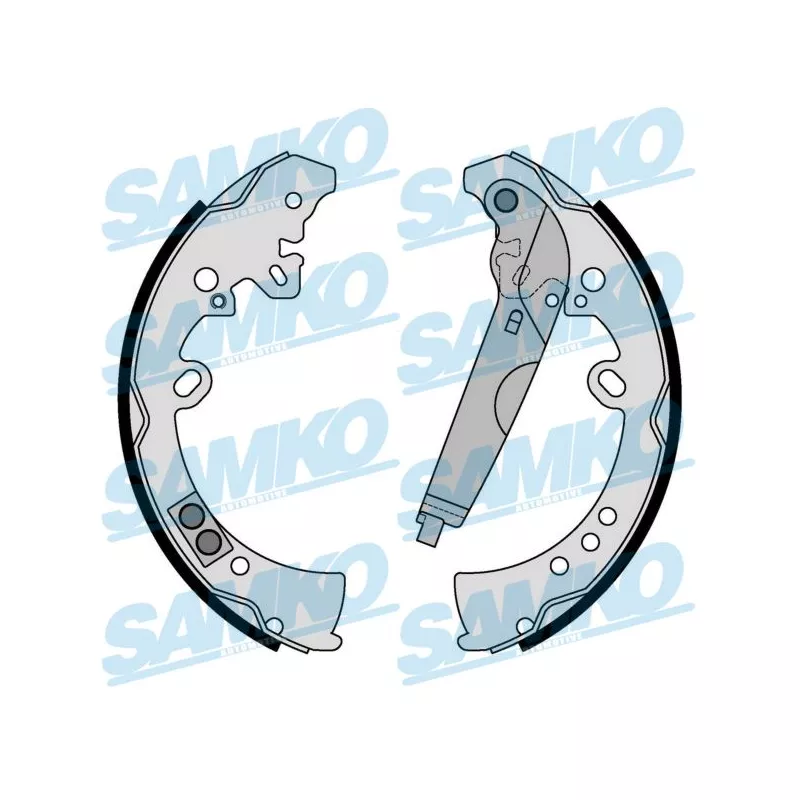 Jeu de mâchoires de frein SAMKO 89205