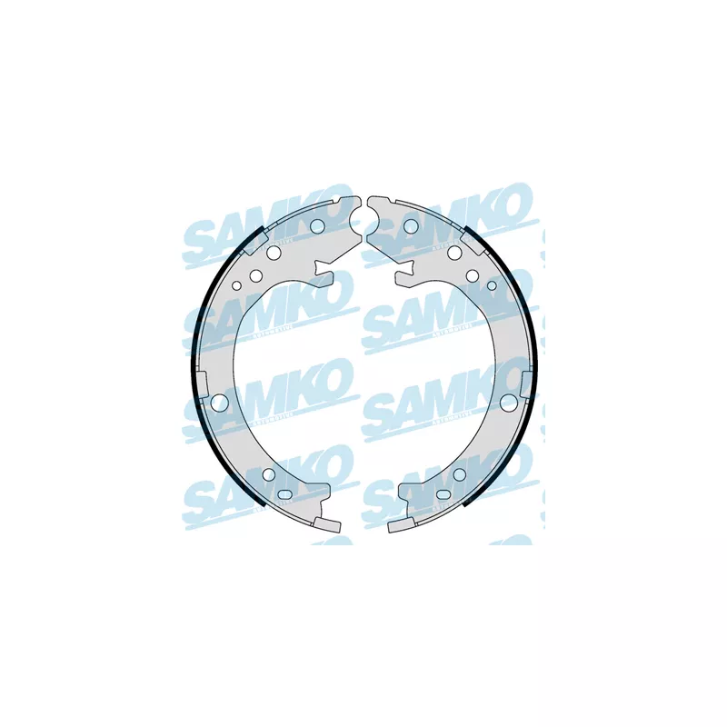 Jeu de mâchoires de frein, frein de stationnement SAMKO 89410