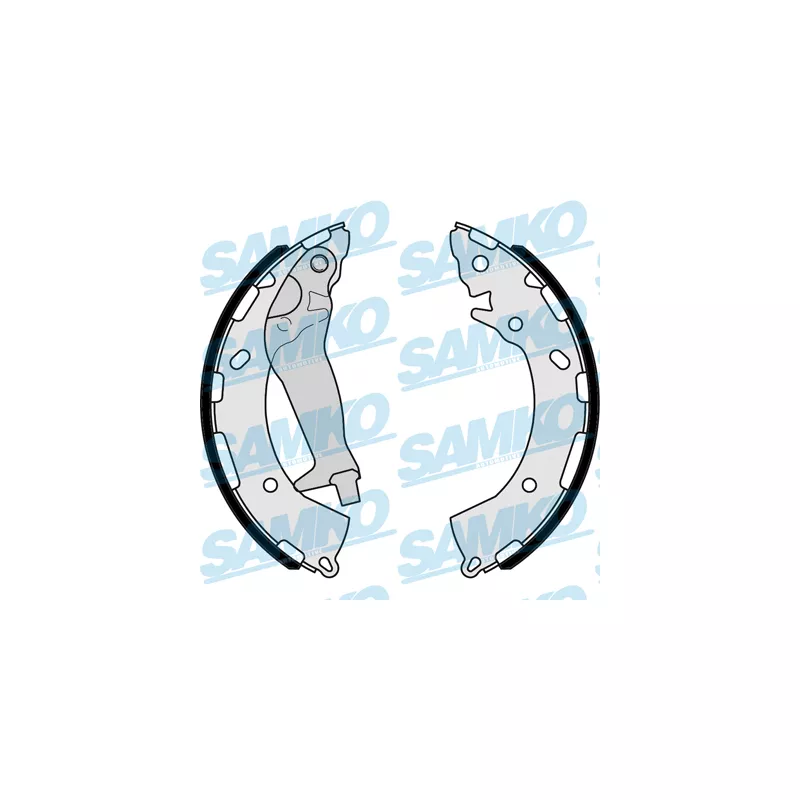 Jeu de mâchoires de frein SAMKO 89450