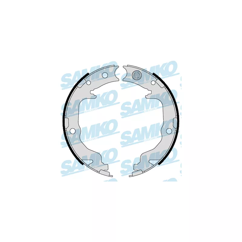 Jeu de mâchoires de frein, frein de stationnement SAMKO 89540
