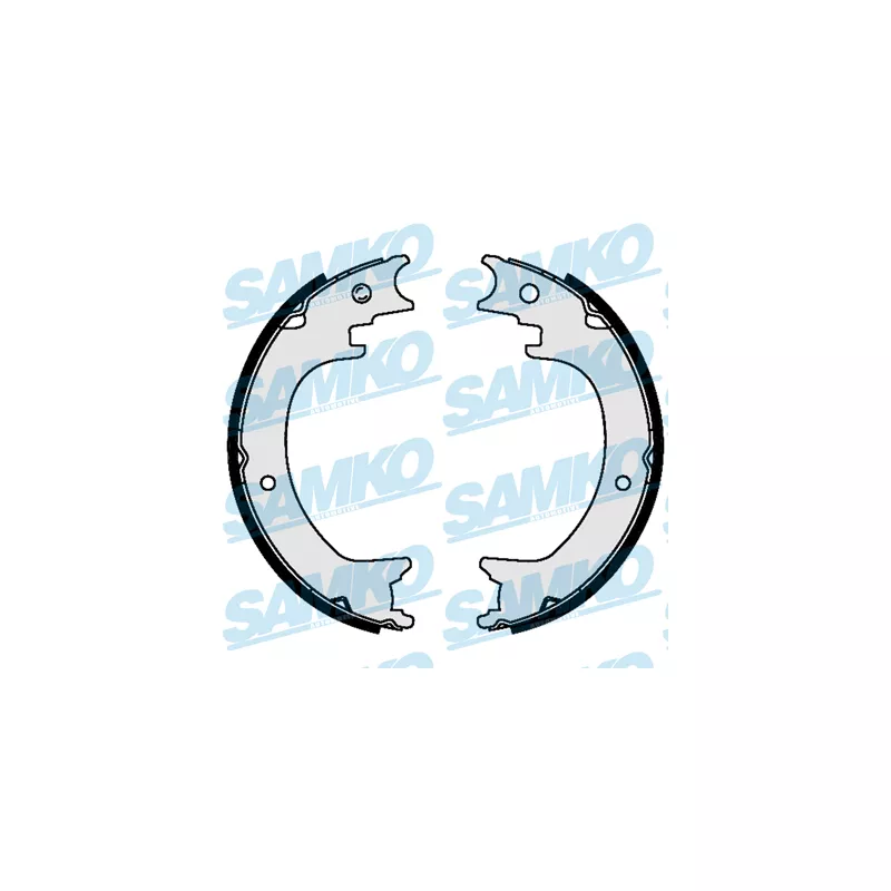 Jeu de mâchoires de frein, frein de stationnement SAMKO 89590