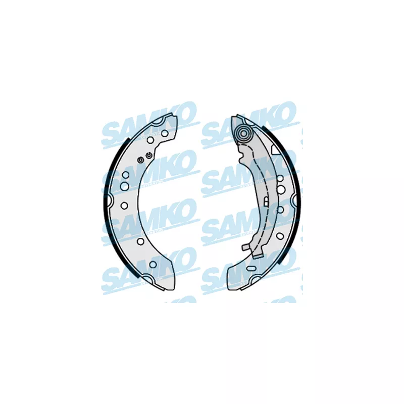 Jeu de mâchoires de frein SAMKO 89640