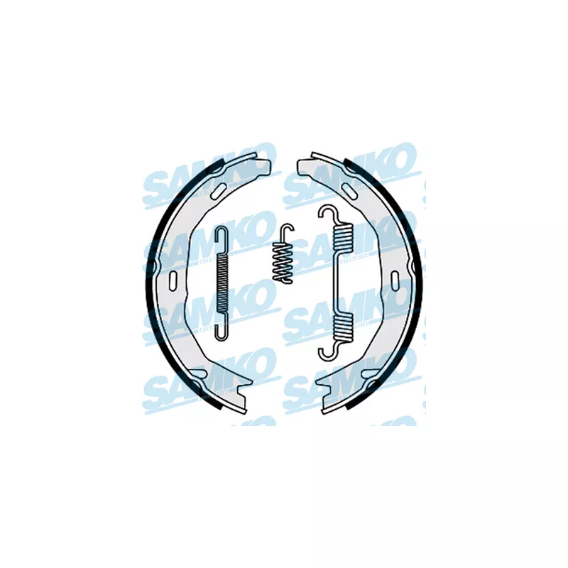Jeu de mâchoires de frein, frein de stationnement SAMKO 89660