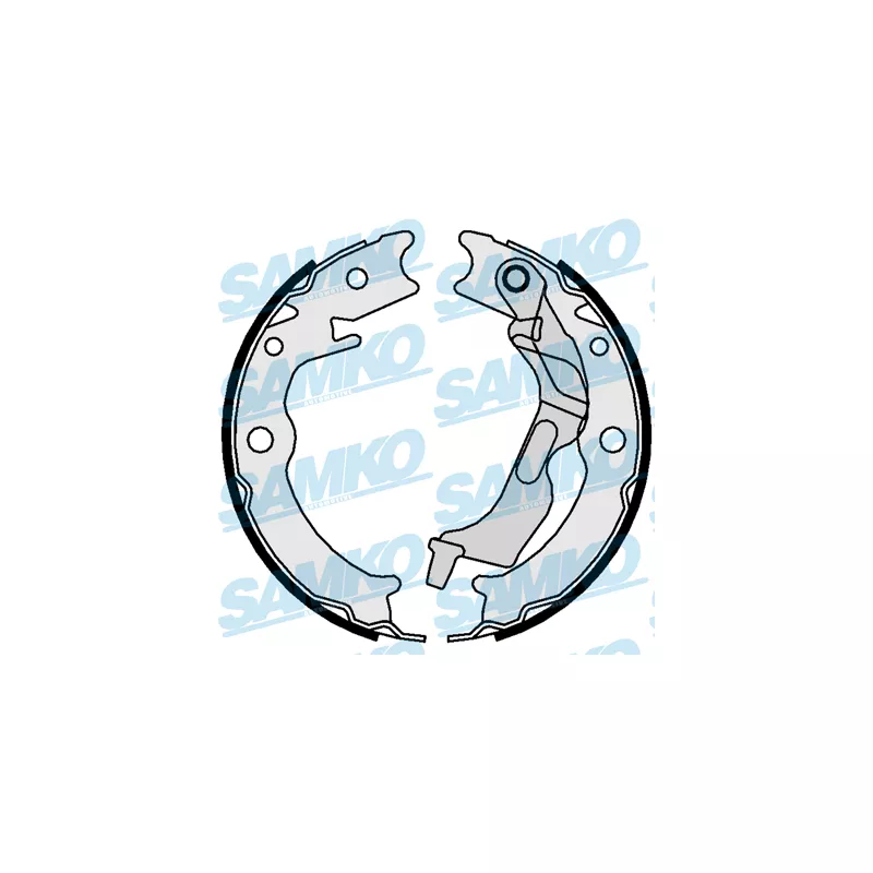 Jeu de mâchoires de frein, frein de stationnement SAMKO 89780