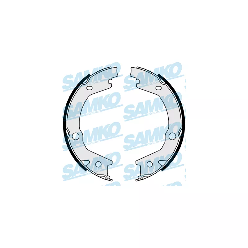 Jeu de mâchoires de frein, frein de stationnement SAMKO 89800
