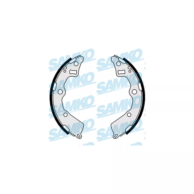 Jeu de mâchoires de frein SAMKO 89830