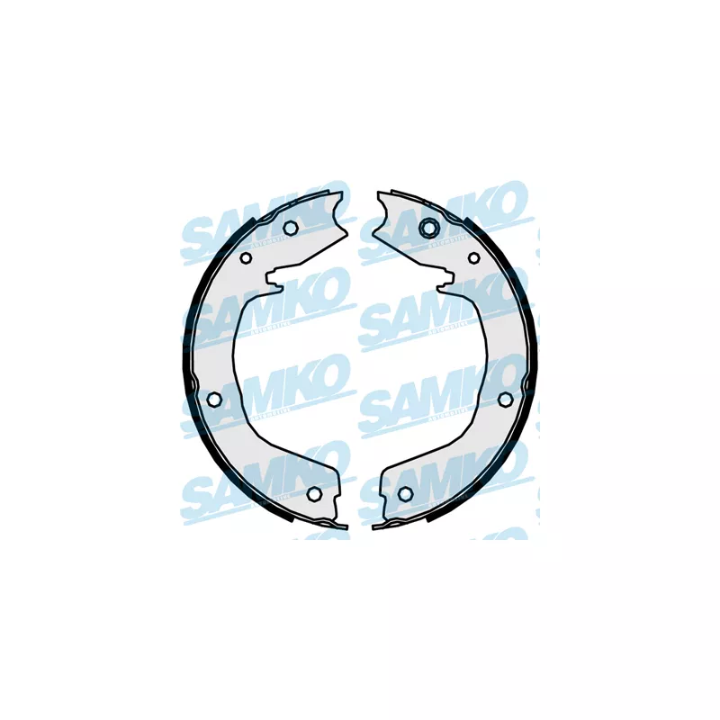 Jeu de mâchoires de frein, frein de stationnement SAMKO 89850