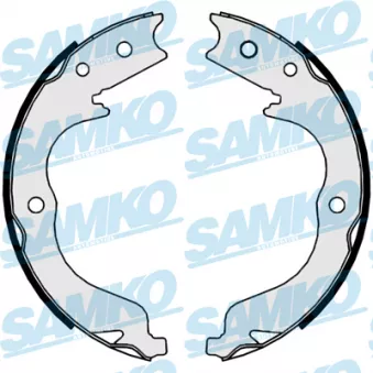 Jeu de mâchoires de frein, frein de stationnement SAMKO