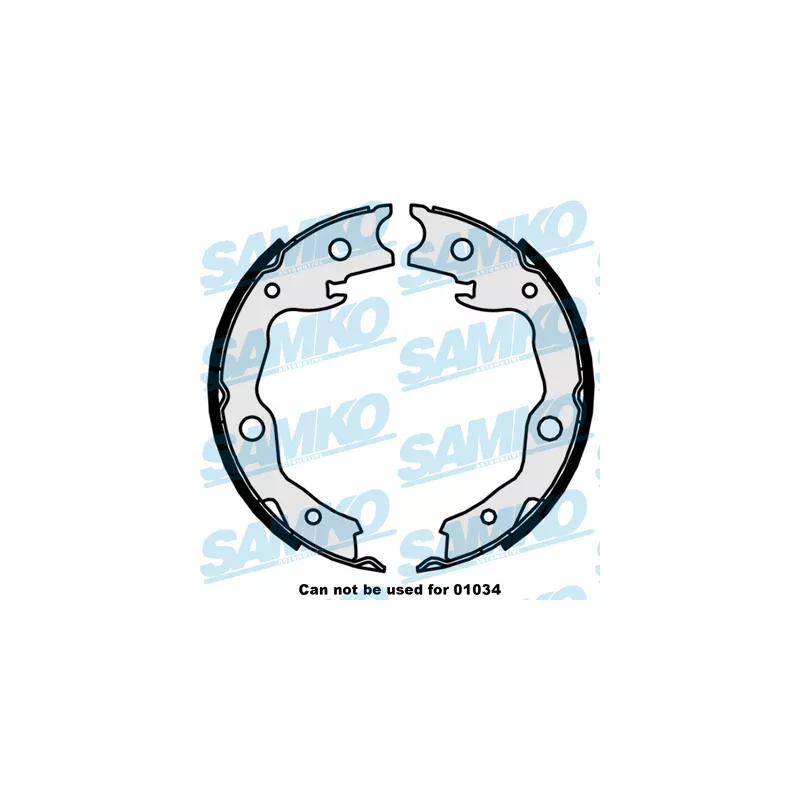Jeu de mâchoires de frein, frein de stationnement SAMKO 89870