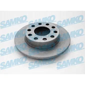 Jeu de 2 disques de frein arrière SAMKO